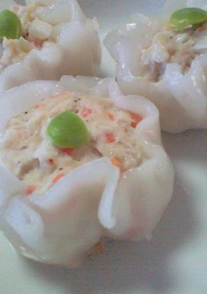 米粉で皮作り【シューマイ】-レシピのメイン写真