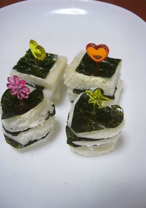 味海苔でパリパリ★サンドイッチ-レシピのメイン写真