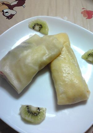 春巻きの皮でクレープヾ(^▽^)ノ-レシピのメイン写真