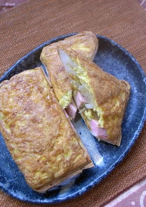 卵でホットサンド-レシピのメイン写真