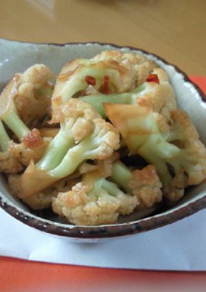 超簡単★カリフラワーの味ぽん炒め★-レシピのメイン写真