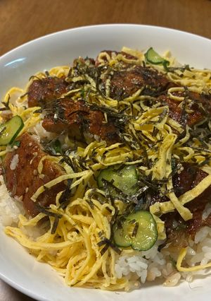 うなぎの蒲焼きで簡単混ぜ寿司♪-レシピのメイン写真
