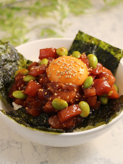 簡単!ピリ辛☆マグロゆっけ枝豆丼-レシピのメイン写真