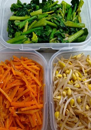 レンジで簡単♪3色ナムル-レシピのメイン写真