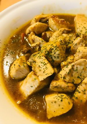 あまりカレーで●鶏肉のカレー炒め-レシピのメイン写真