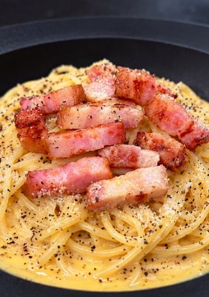 簡単で失敗しない♪本格濃厚カルボナーラ-レシピのメイン写真