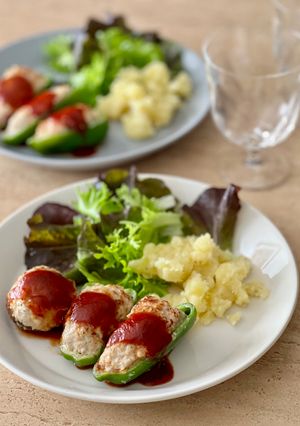 ＊大人気♪ピーマンとしいたけの肉詰め＊-レシピのメイン写真