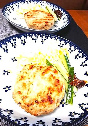あっさりな、鶏ミンチの美味しいハンバーグ-レシピのメイン写真