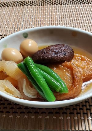 🤍干し椎茸と薩摩揚げの煮物-レシピのメイン写真