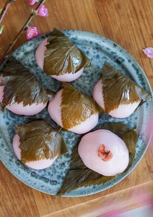 簡単！かしら道明寺粉で作る道明寺-レシピのメイン写真