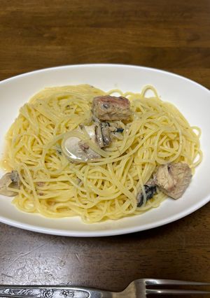 サバ缶の冷製パスタ-レシピのメイン写真