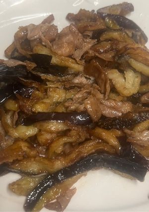 茄子と牛肉炒め-レシピのメイン写真