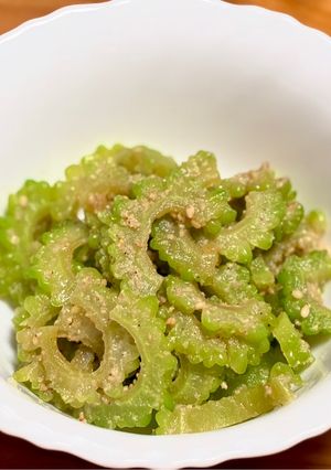 簡単！うまい！ゴーヤのごま和え-レシピのメイン写真