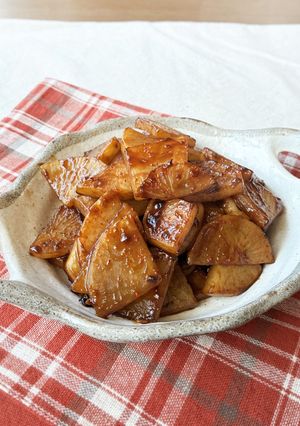 調理みそで簡単！大根の甘味噌炒め-レシピのメイン写真