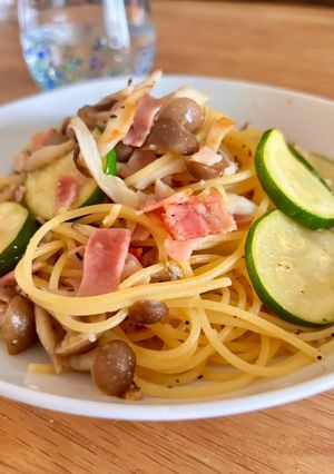 ズッキーニのパスタ☆ペペロン風今夜の夕飯-レシピのメイン写真