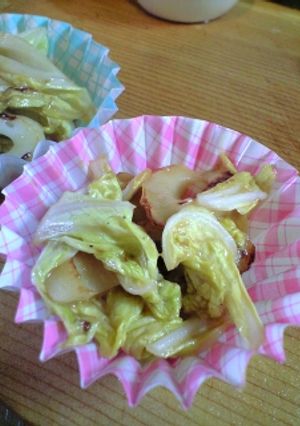 ☆お弁当★ﾊﾆｰ味噌と白菜で回鍋肉風★-レシピのメイン写真