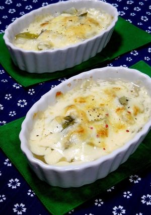 超簡単★ネギスープのチーズ焼き-レシピのメイン写真