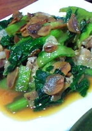 オイニンチンゲン菜炒め-レシピのメイン写真