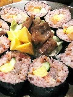 黒米入り海苔巻き-レシピのメイン写真