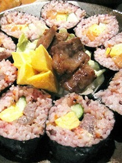黒米入り海苔巻き-レシピのメイン写真