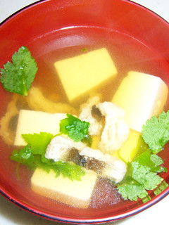 はもと豆腐のお吸い物-レシピのメイン写真