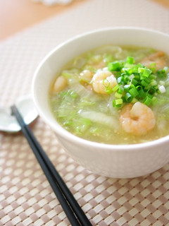 白菜とエビの生姜たっぷりあんかけラーメン-レシピのメイン写真