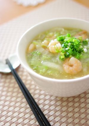 白菜とエビの生姜たっぷりあんかけラーメン-レシピのメイン写真