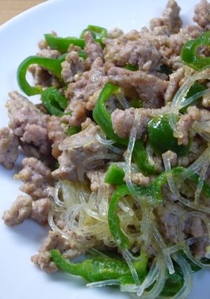 豆乳のチャプチェ☆カレー風味-レシピのメイン写真