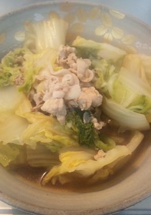 わが家の定番☆白菜と豚肉の煮物-レシピのメイン写真