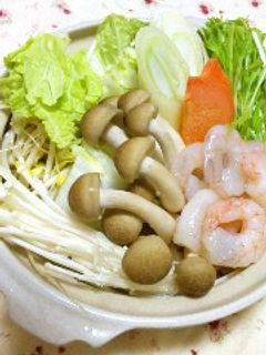 簡単☆一人鍋 ~低カロリーのみぞれ鍋風~-レシピのメイン写真