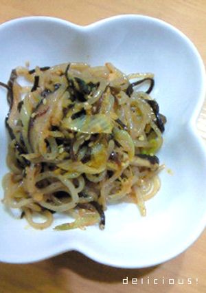 糸こんにゃくのピリ辛炒め-レシピのメイン写真