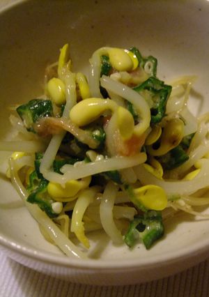 豆もやしとオクラの明太子和え-レシピのメイン写真