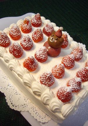 コストコ風♪苺のクリスマスケーキ☆-レシピのメイン写真