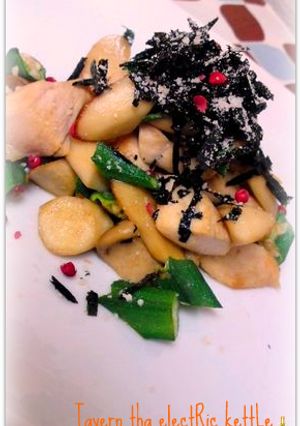 鶏とエリンギ、ふんわり香る磯バター風味で-レシピのメイン写真