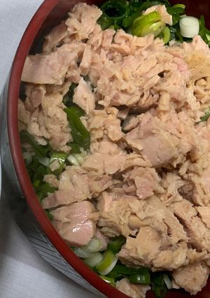 ねぎツナ丼-レシピのメイン写真