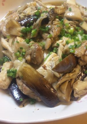 ＊たっぷりまいたけとお豆腐の煮込み＊-レシピのメイン写真