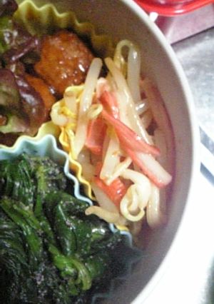 ☆お弁当に便利☆簡単もやし合え-レシピのメイン写真