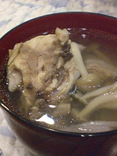 ザアサイと鶏肉のスープ-レシピのメイン写真