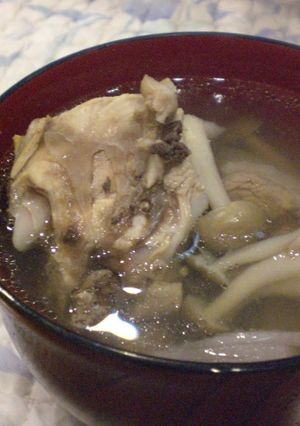 ザアサイと鶏肉のスープ-レシピのメイン写真