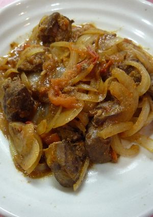 レバーのスパイス炒め*ケニアから*-レシピのメイン写真