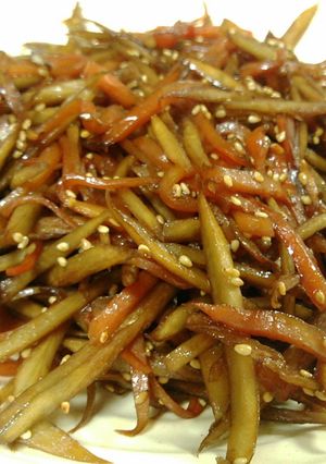 しっかり濃い味のきんぴらごぼう-レシピのメイン写真