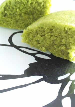 レンジで簡単！！米粉のふんわり抹茶ケーキ-レシピのメイン写真