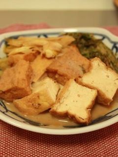 厚揚げ✿水菜✿胡麻ダレ煮♡-レシピのメイン写真