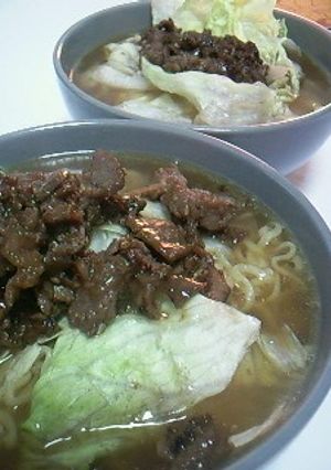 うまうま♪プルコギラーメン(^o^)♪-レシピのメイン写真