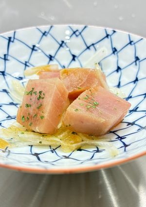 時短簡単⏰マグロのブツのカルパッチョ-レシピのメイン写真