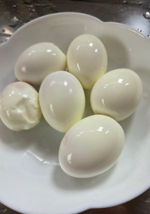 簡単に作れる茹で卵-レシピのメイン写真