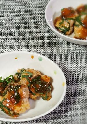 🤍さっぱり香ばしい 梅しそチキン-レシピのメイン写真