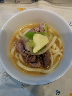 豚味噌バター煮込みうどん-レシピのメイン写真