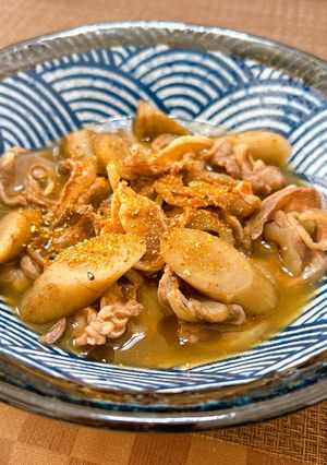 豚軟骨スライスとごぼうの柔らか甘辛煮-レシピのメイン写真