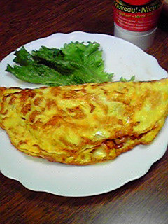 納豆オムレツ☆サルサ入り-レシピのメイン写真